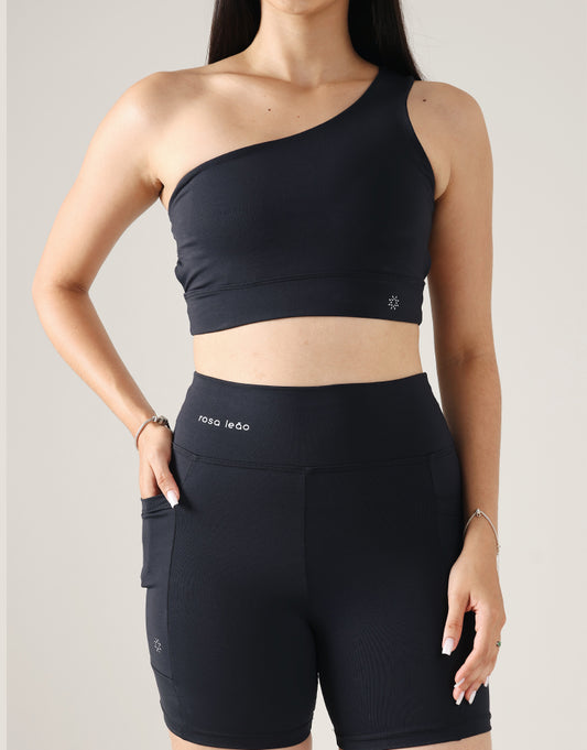 Top Essence + Short Preto