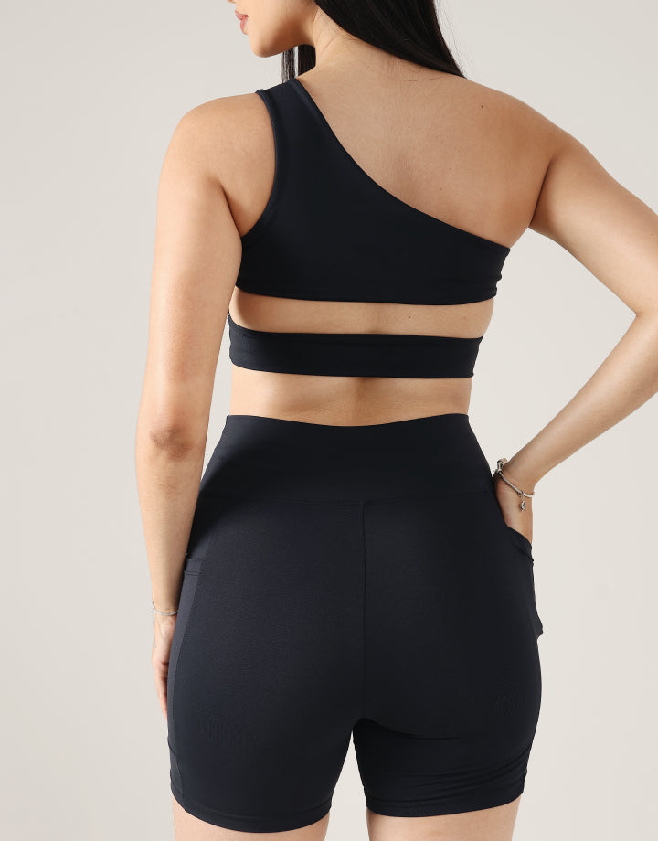 Top Essence + Short Preto