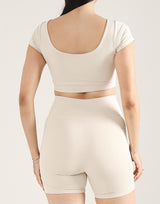 Top Forfun + Short Off White