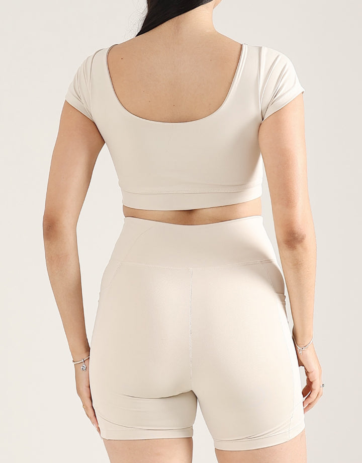 Top Forfun + Short Off White