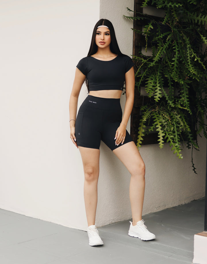 Top Forfun + Short Preto