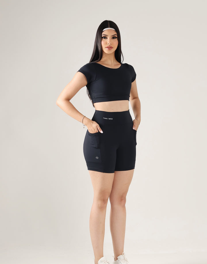 Top Forfun + Short Preto